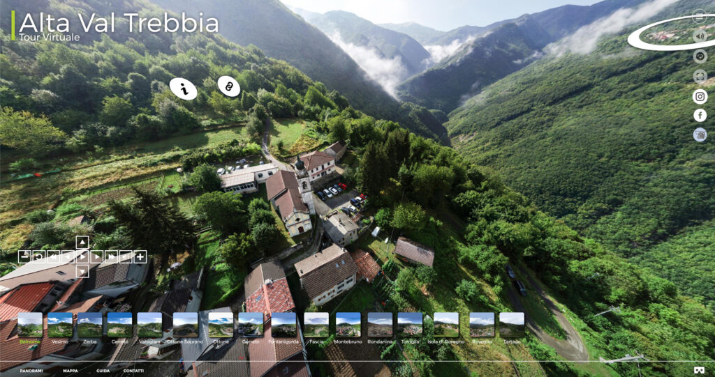 virtual tour valtrebbia belnome